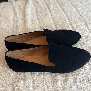 J Crew suede smoking loafers